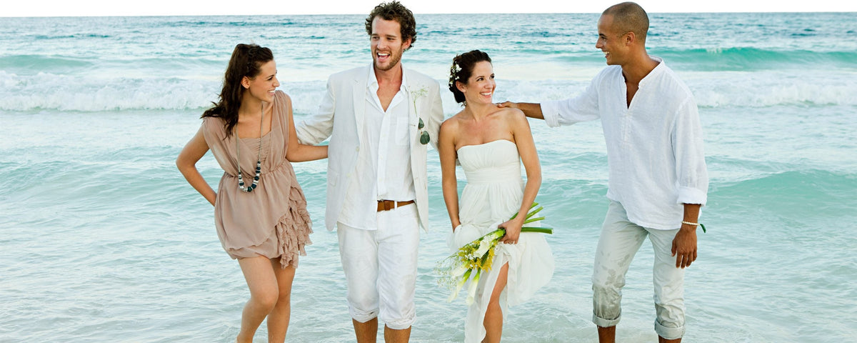 How to Style Beach Wedding Suits for Groom with a Tropical Twist