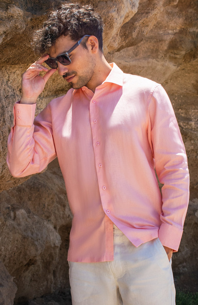 Stylish Ways to Wear a White Linen Shirt for a Beach or Destination Wedding
