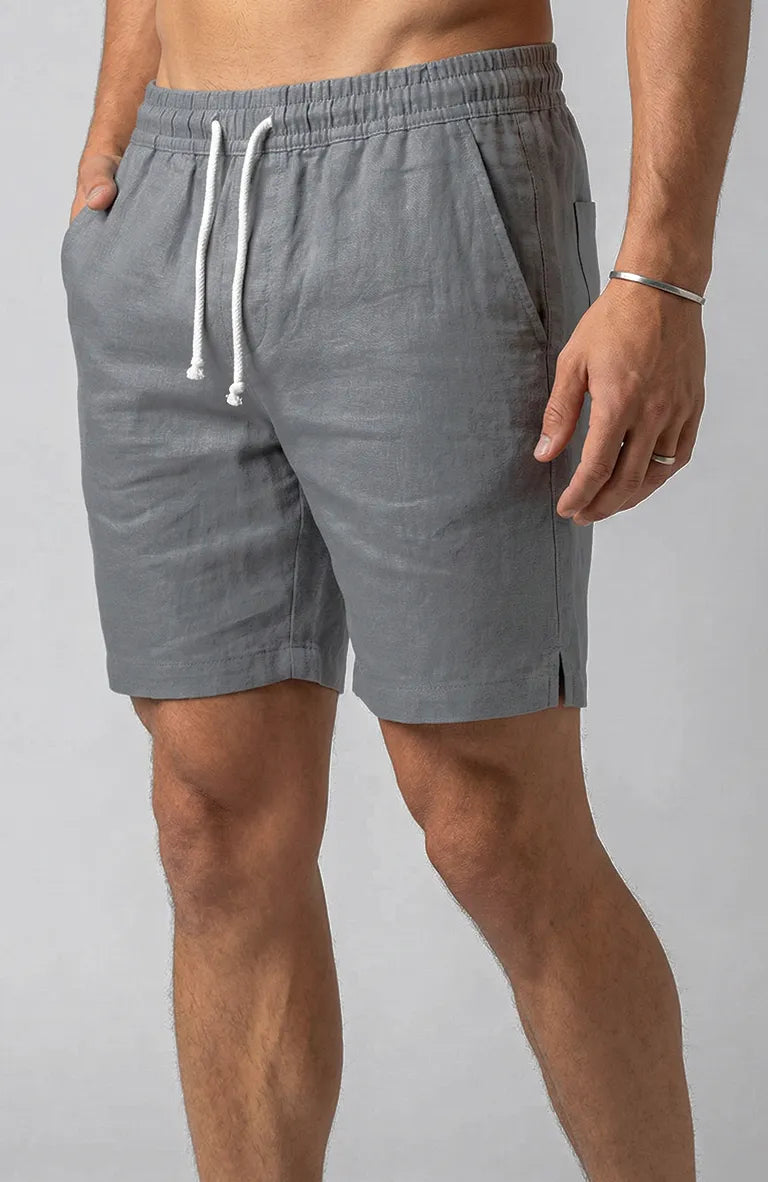 Men's Steel Gray Veradero Linen Shorts