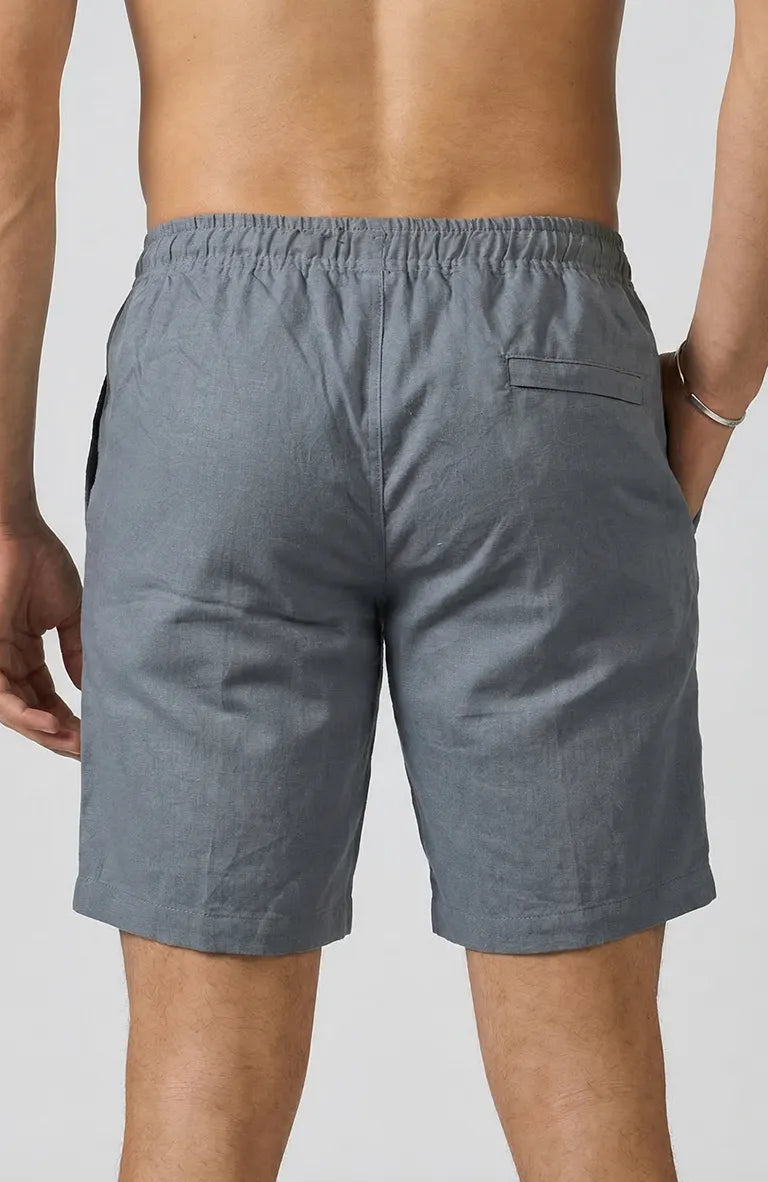 Men's Steel Gray Veradero Linen Shorts