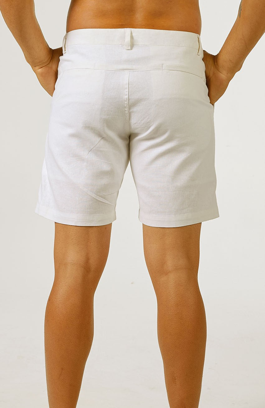 Vilano Linen Shorts in Navajo White