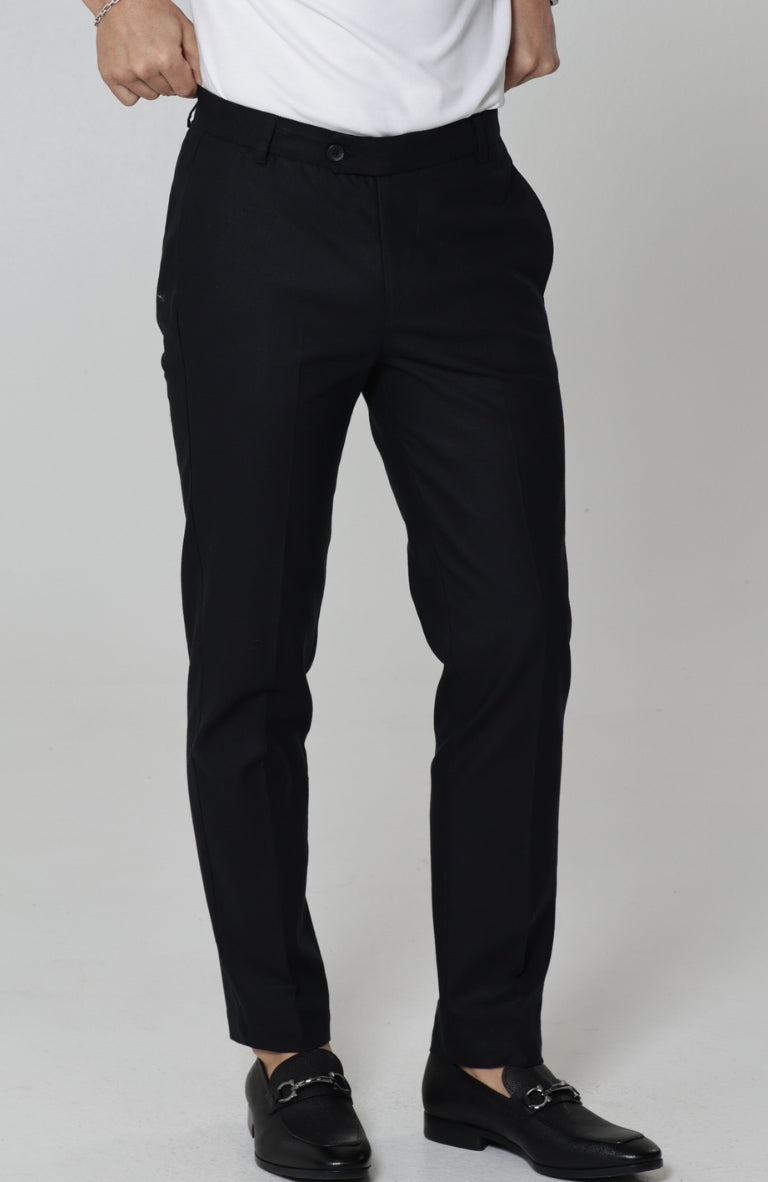Verona Breathable Linen Pants Black