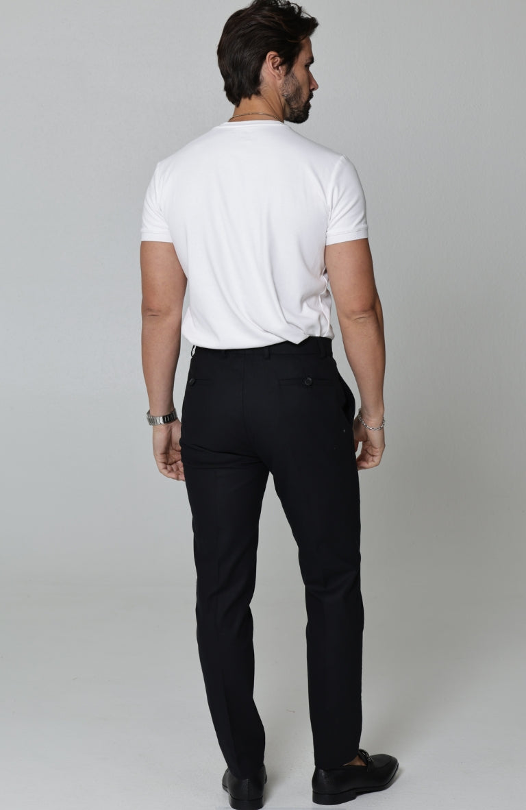 Verona Breathable Linen Pants Black