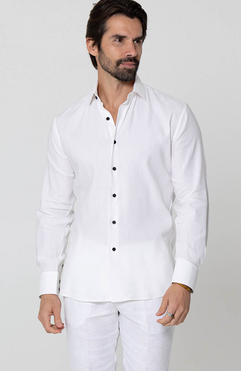 Bradford Groom Shirt with White Verona Pants