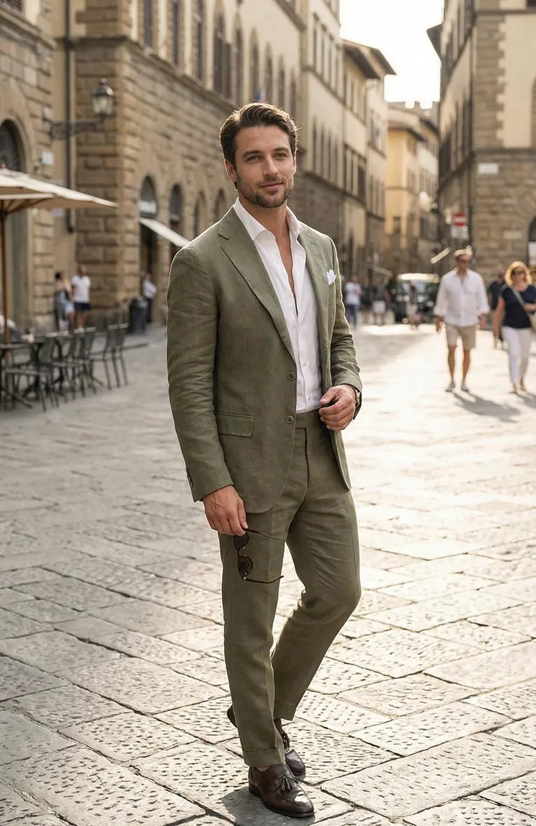 Monte Carlo in Olive with Olive Verona Pants 